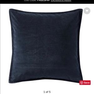 2 Pottery Barn Washed Velvet Pillow covers ~NEW~